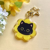 sunflower cat charm