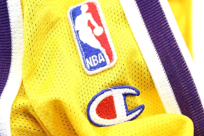 Image of Champion NBA Los Angeles Lakers "Eddie Jones" Jersey Sz 48