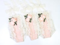 Sitter Romper with Blush Blooms