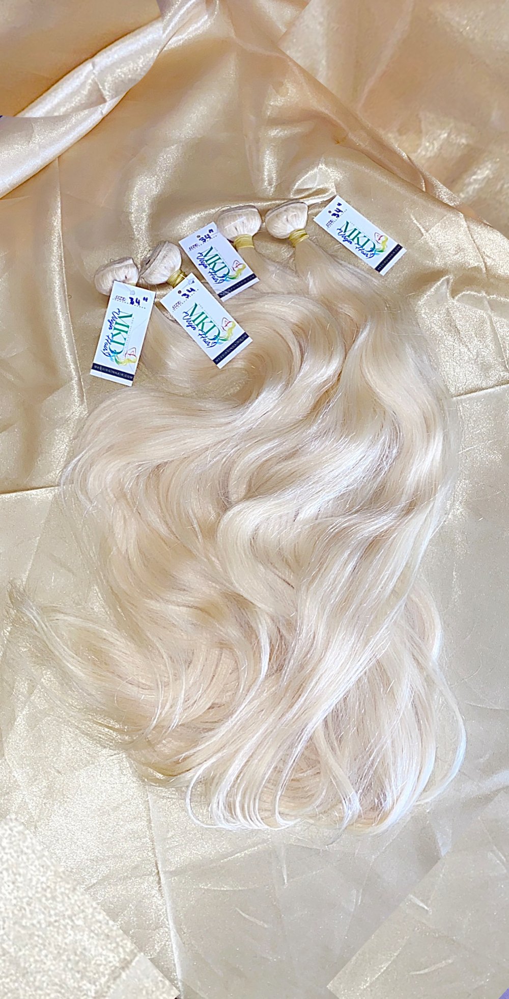 MKD Raw Asian Blonde Straight