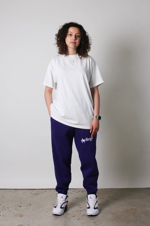 Image of Signature Sweatpants in Deep Purple