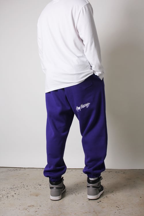 Image of Signature Sweatpants in Deep Purple