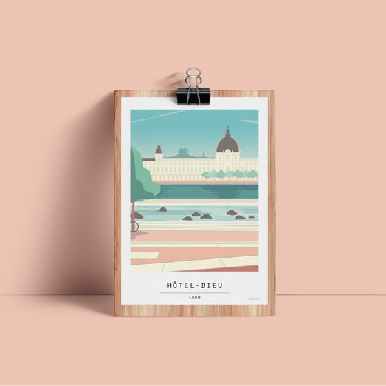 Image of Affichette - HÔTEL-DIEU JOUR - A5