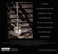 Image 2 of THE FLICKER "Your Last Day On Earth" CD