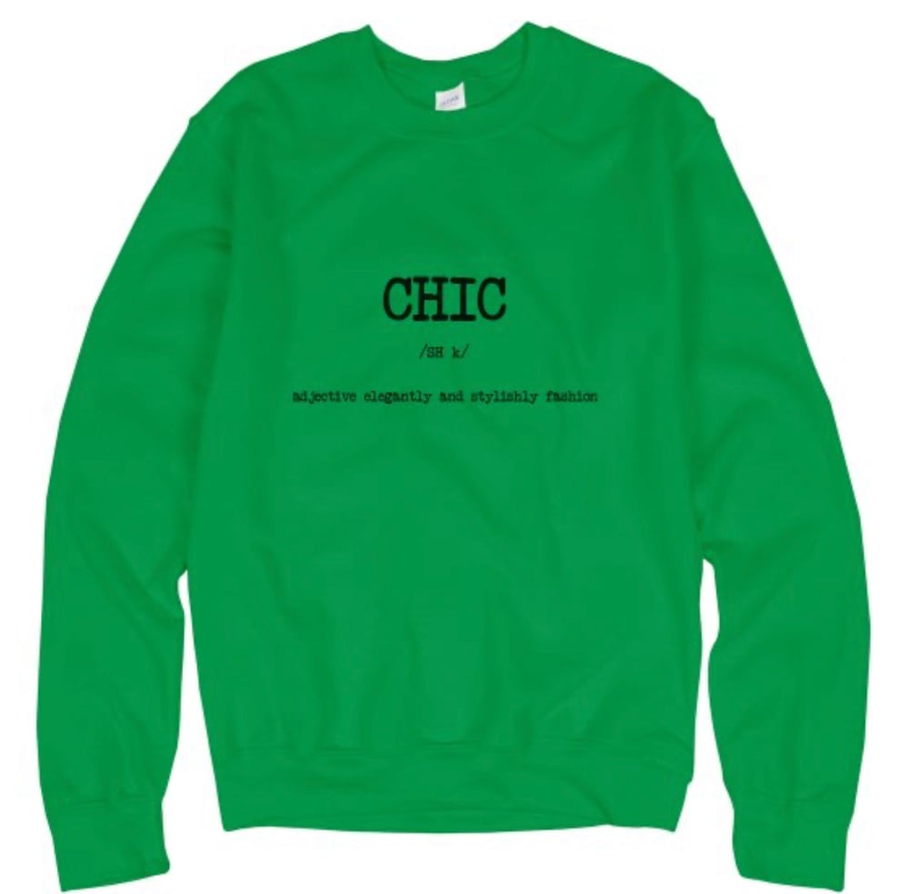 Image of Chic  Green  Sweatshirt 