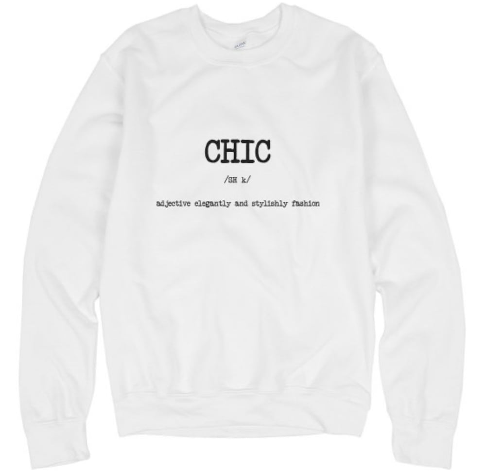 Image of Chic  Sweat Top 