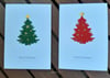 Denalis Christmas cards, fabric