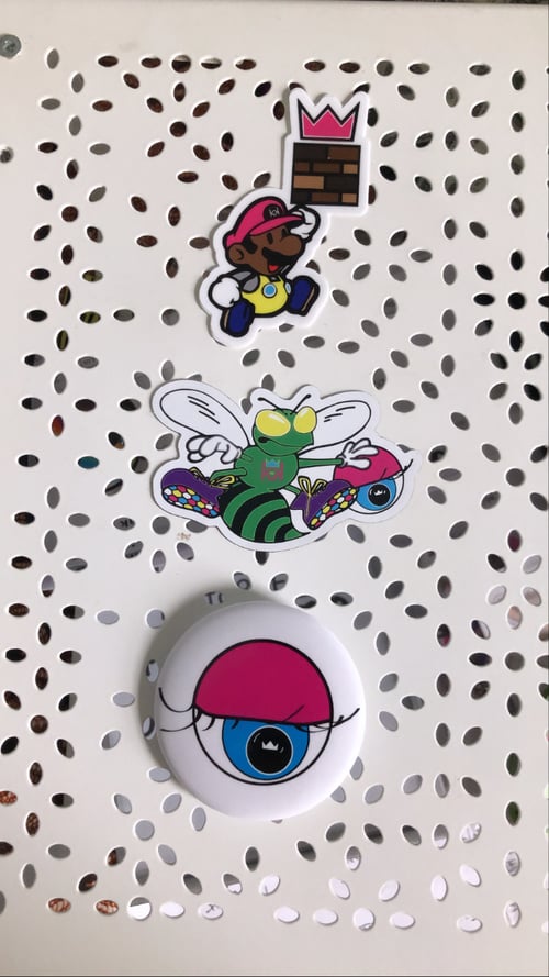 Image of Krown Combo: Magnet, Sticker, Button