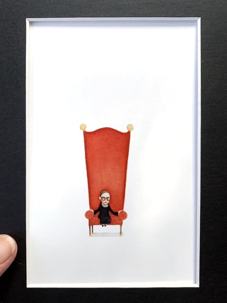 Image of RBG, in peace and power Print