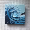 'Silver Surfer' - 5x5 inch - Acrylic Painting