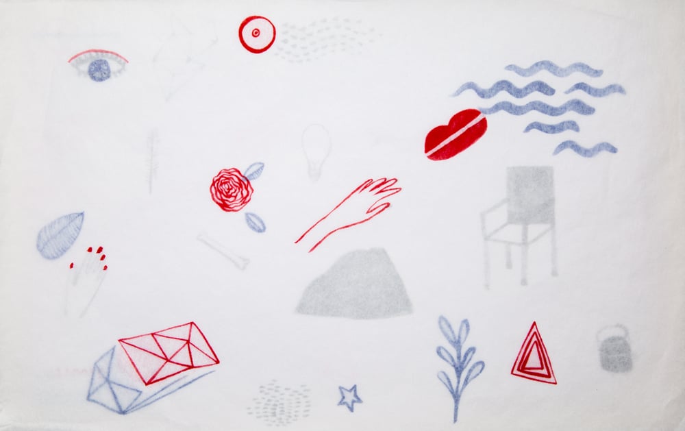 Image of "Sketch book page (Random)" Mencia Zagarella