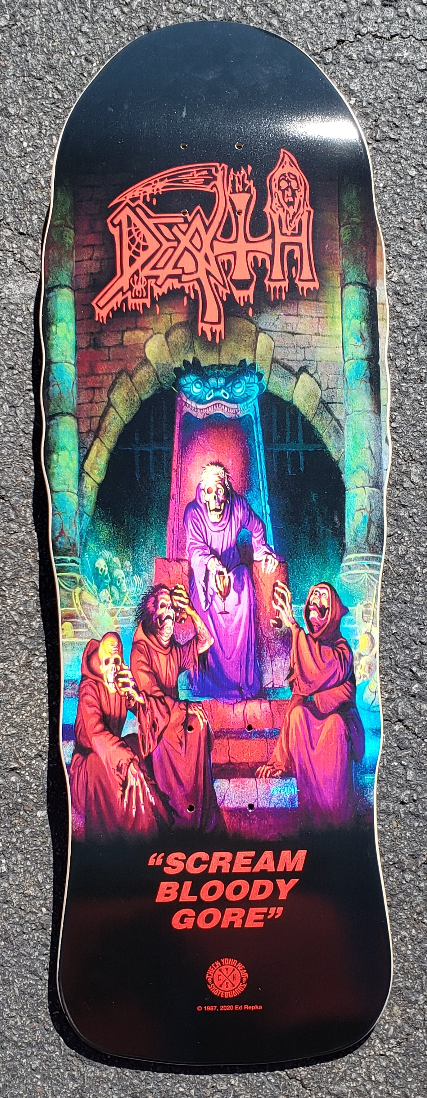 Image of DEATH SCREAM BLOODY GORE SKATEBOARD 