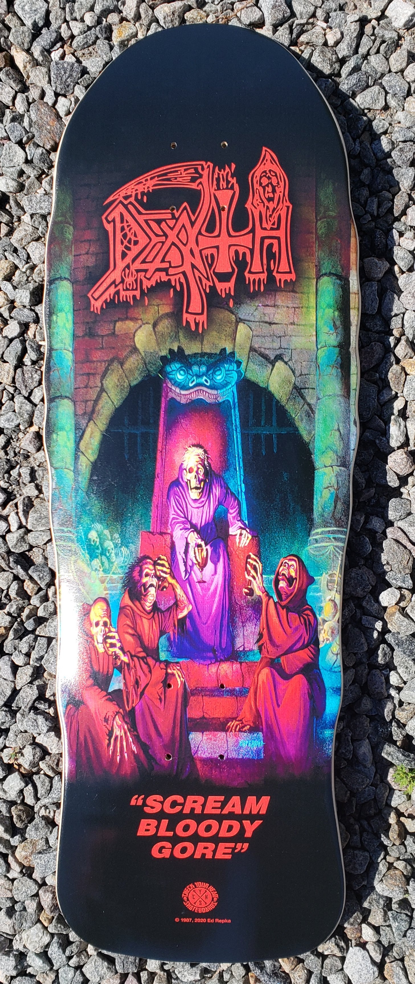 Image of DEATH SCREAM BLOODY GORE SKATEBOARD 