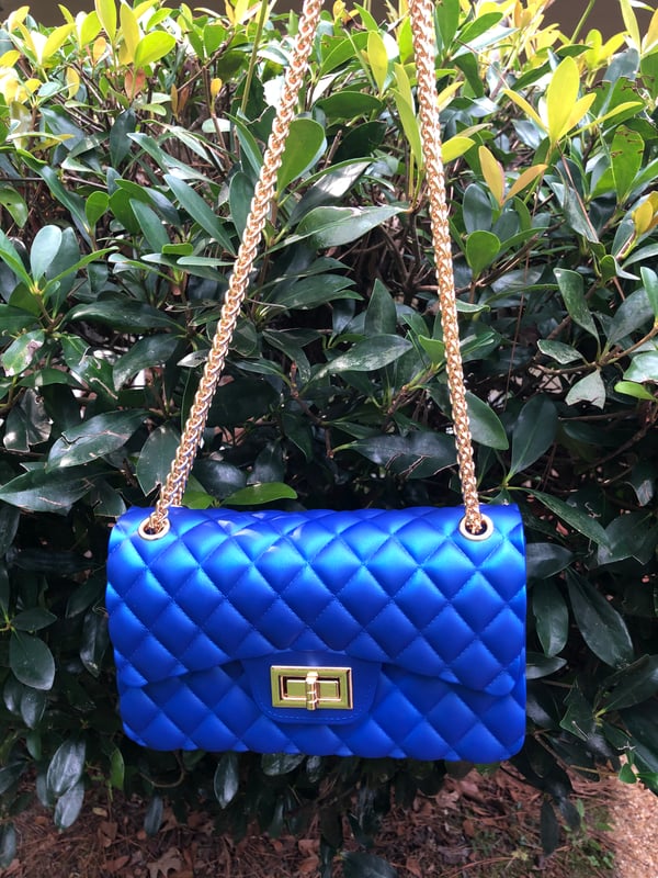 Image of “Upgrade Me” Royalty💙 Lengthy Lady Bag