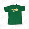 Lightning Script Tee - Kelly Green