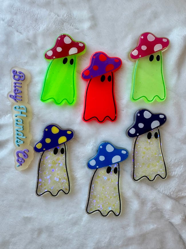 Mushie Ghost Magnets