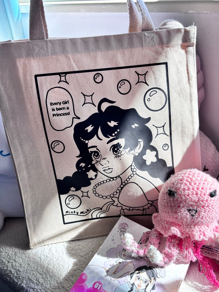 Image of  Medium Size 14" Vinyl Tote Bags