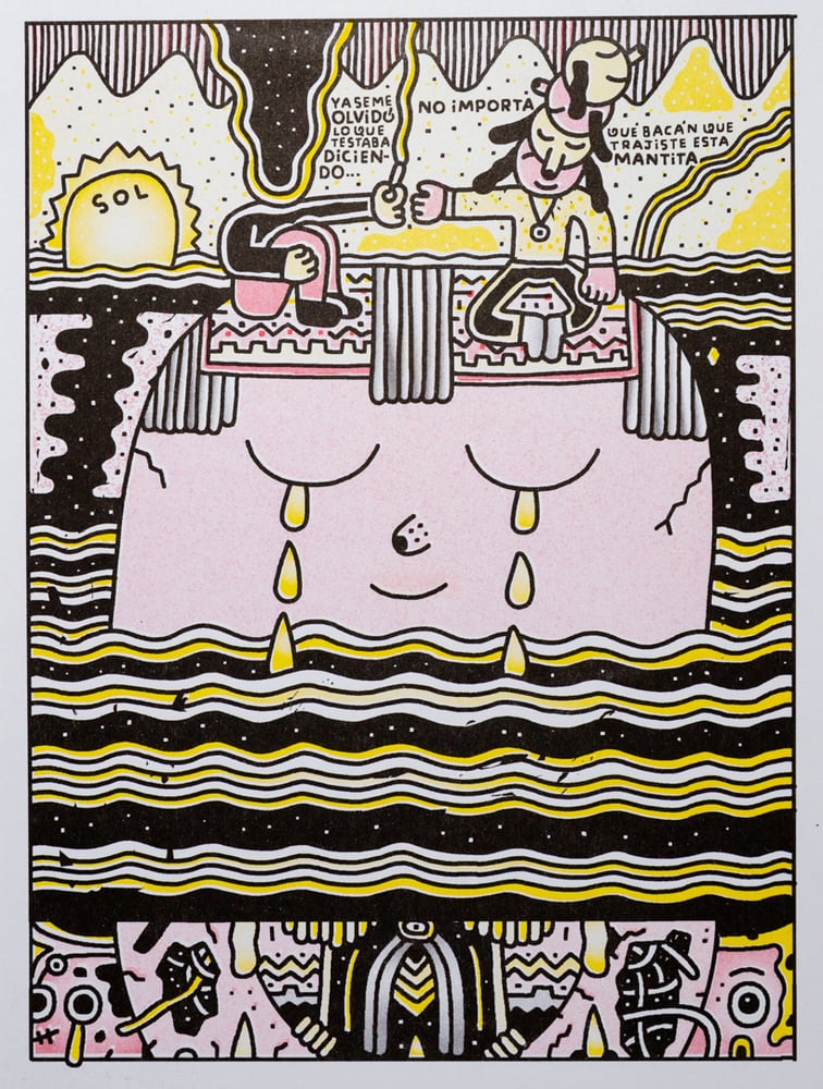 Image of “Perros fumando sobre un cerro” Pablo del Cielo