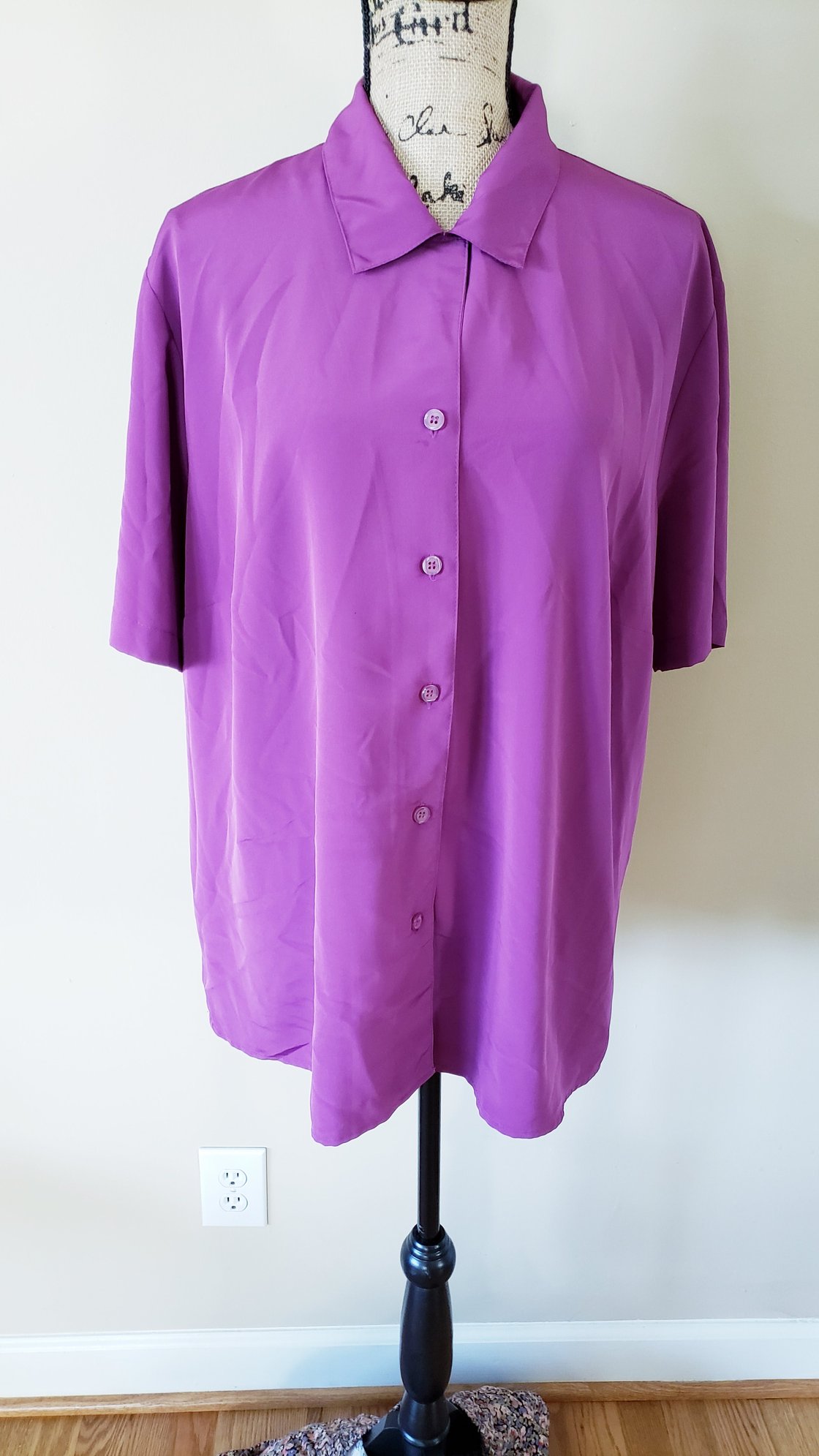 Image of Purple Short Sleeve Shirt
