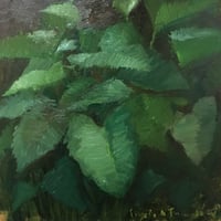 Original Fine Art Painting by Sarah Griffin Thibodeaux "Elephant Ears"