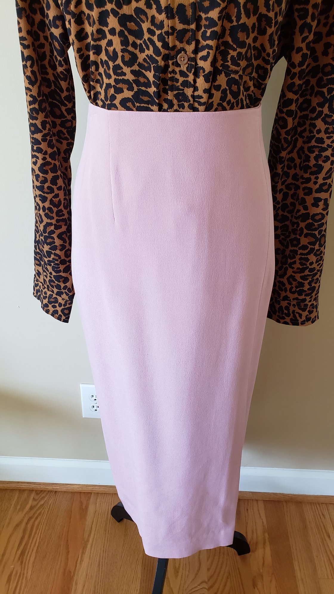 Image of Pale Pink Pencil Skirt
