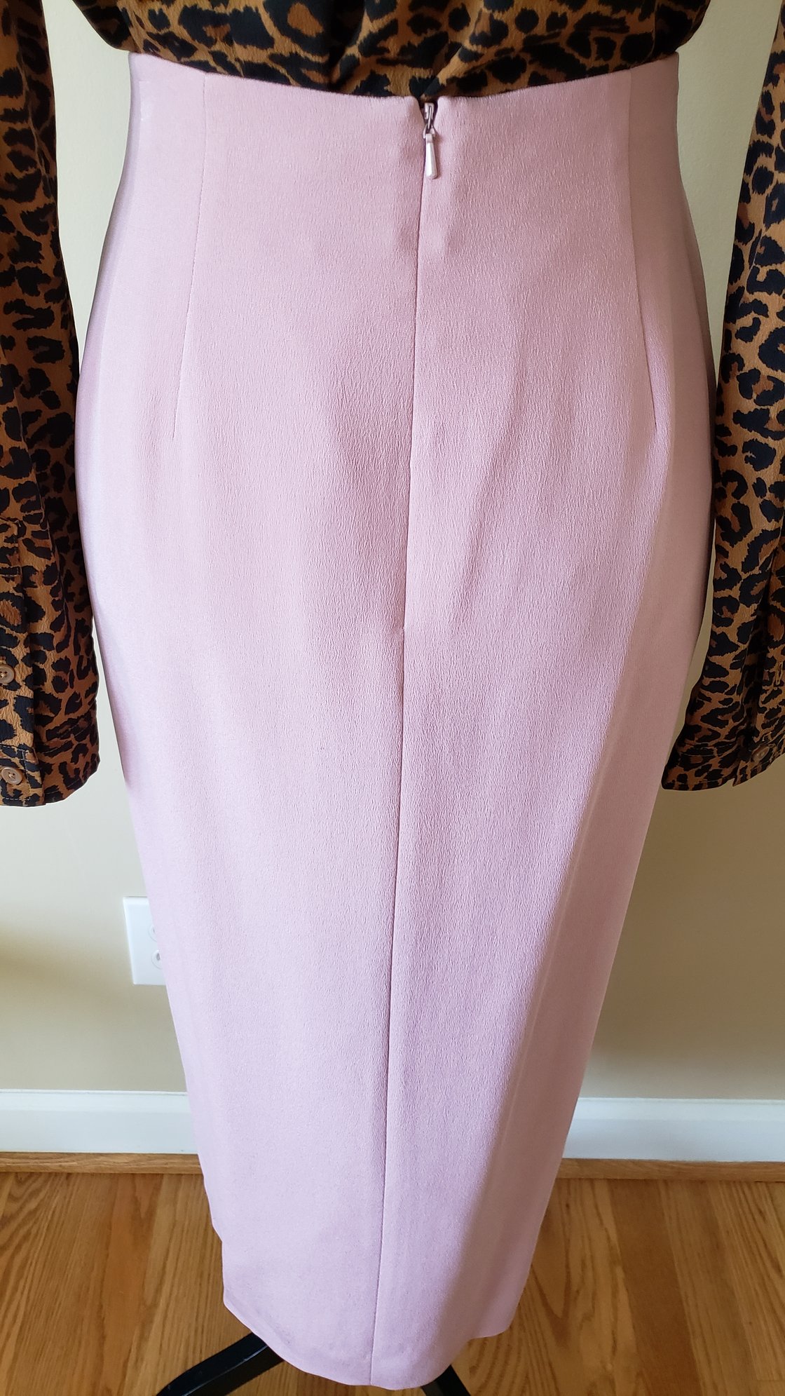 Image of Pale Pink Pencil Skirt