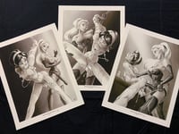 "Stephie & Ms. Rockwell" Reproduction Print Set