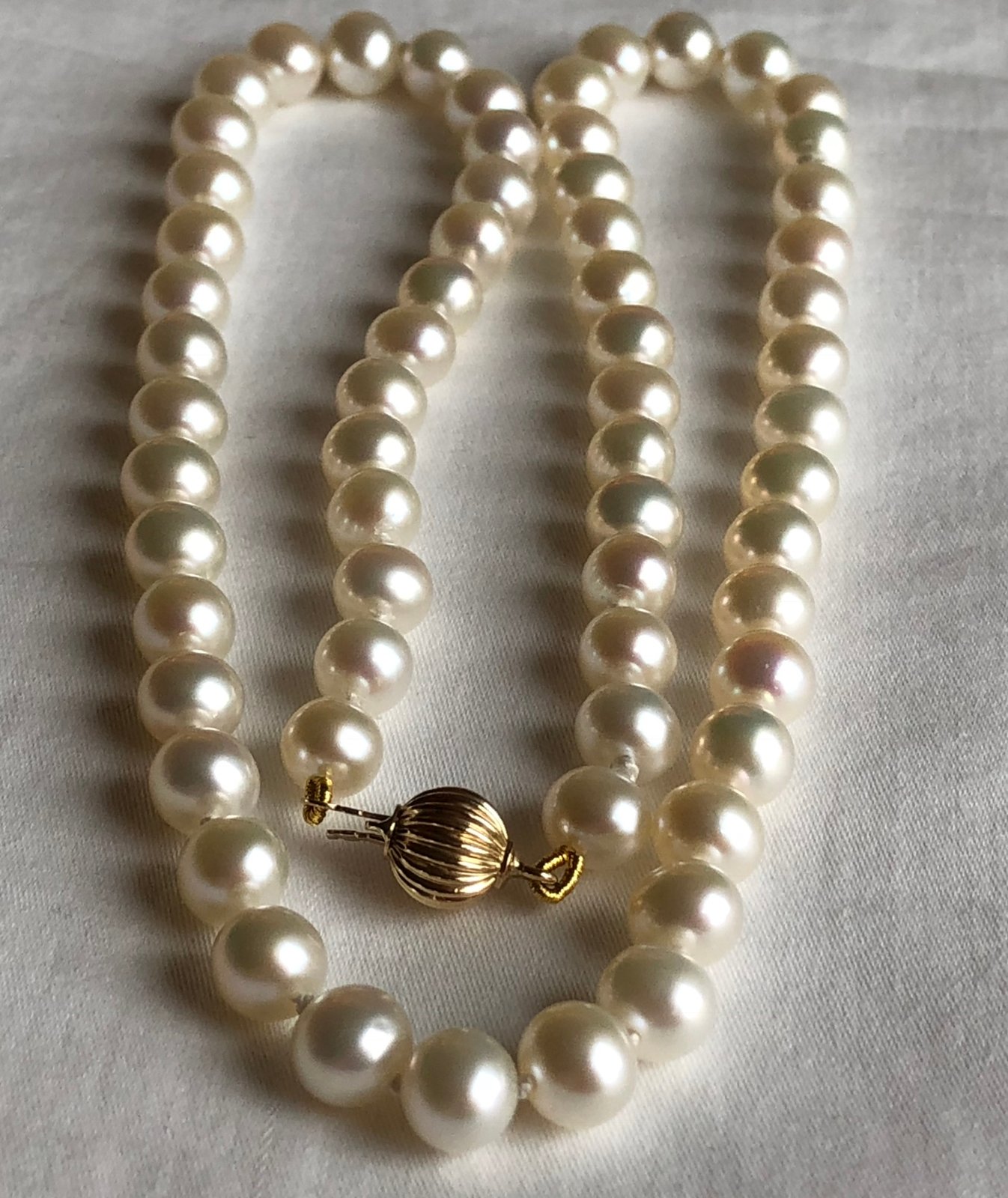 Pearl Necklace & Bracelet Set Magnetic Clasps – Estate Beads & Jewelry