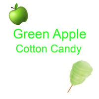 Green Apple Cotton Candy