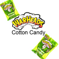 Sour warheads cotton candy!