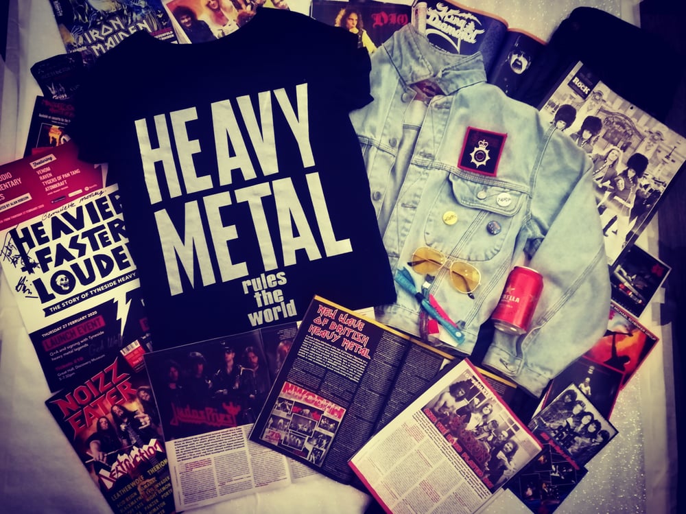 SILVER HEAVY METAL SHIRT- Pre-order!