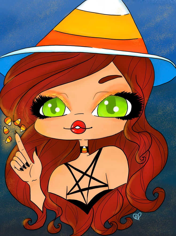 Image of Candy Corn Witch 