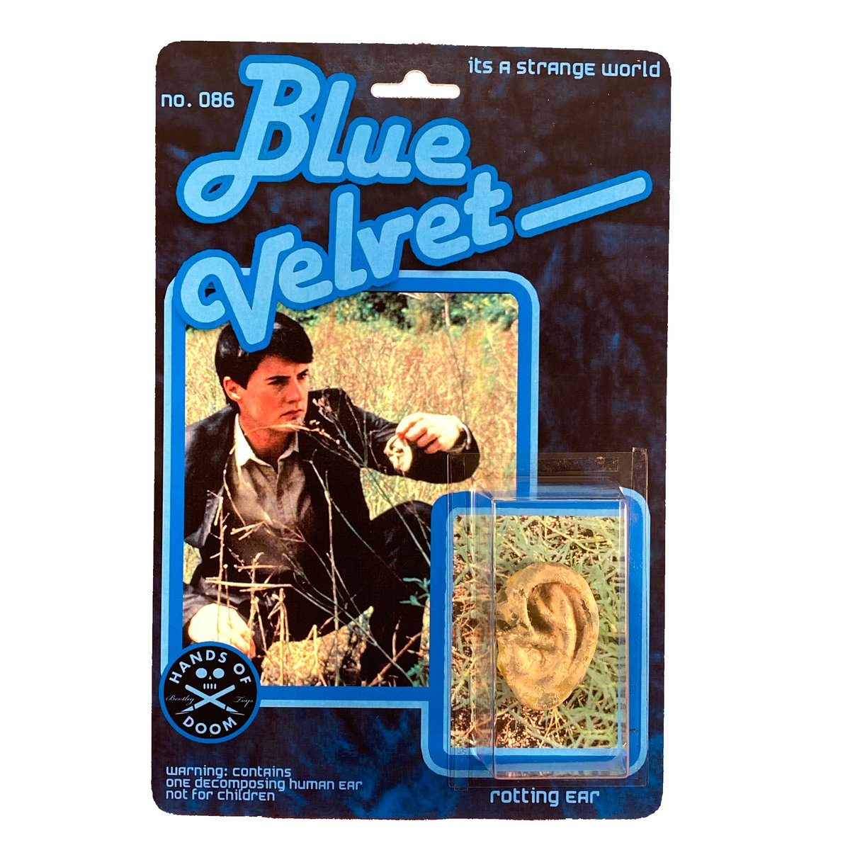 Image of Blue Velvet Ear Toy