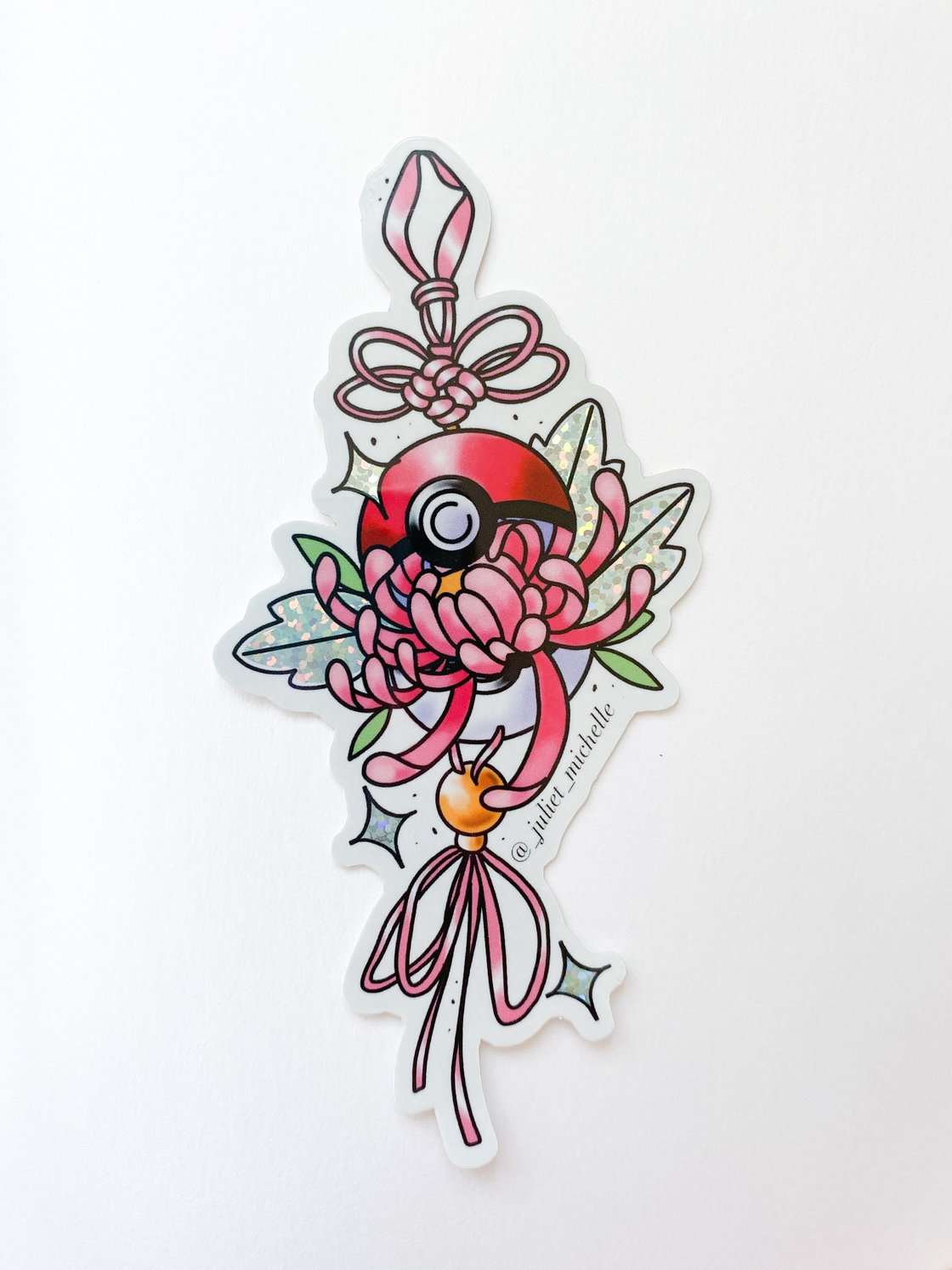 Image of Pokeball Charm Sticker