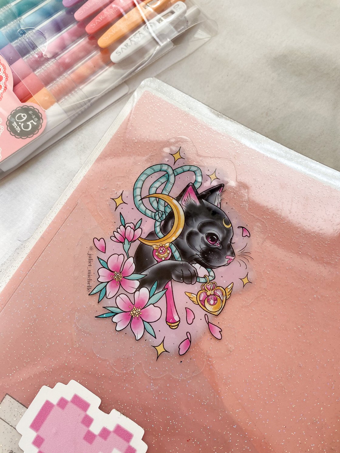 Image of Luna Sticker (Clear)