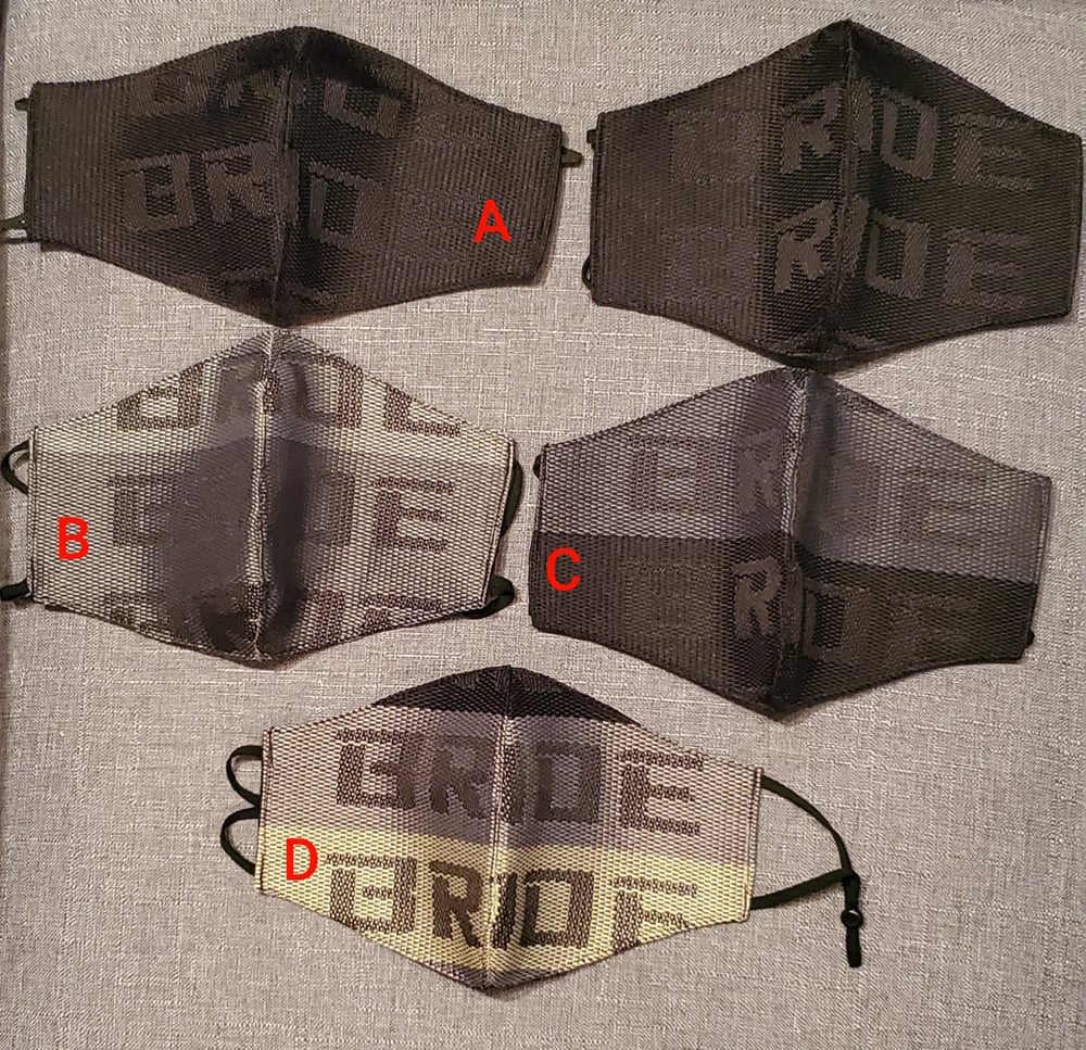 Image of BRIDE Gradation Fabric Face Mask Custom - stiched