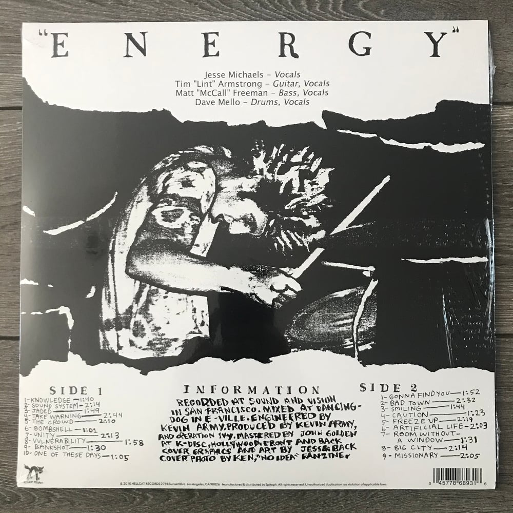 Image of Operation Ivy - Energy Vinyl LP