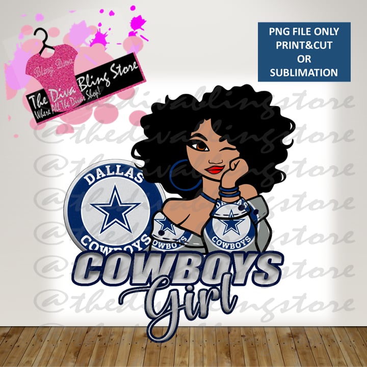 Cowboys Fashion Girl PNG File