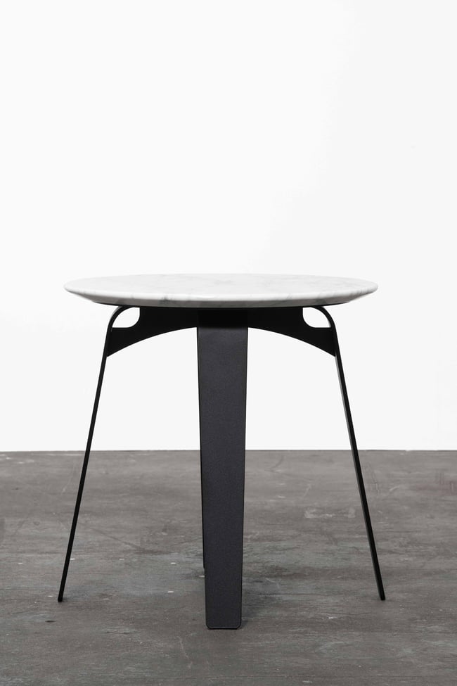 ST02 CARRARA MARBLE SIDE TABLE