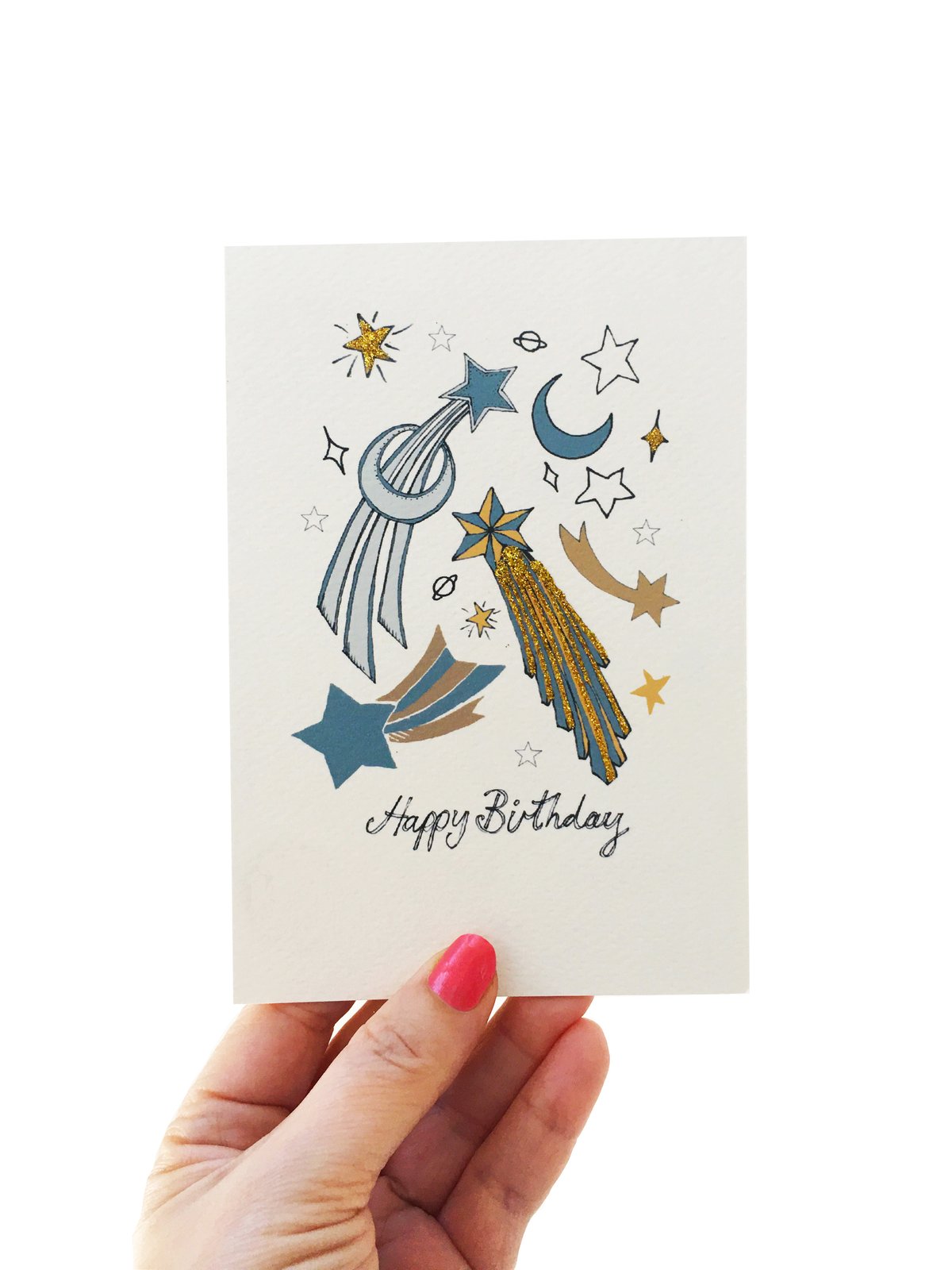 Shooting Stars Dream Birthday Card