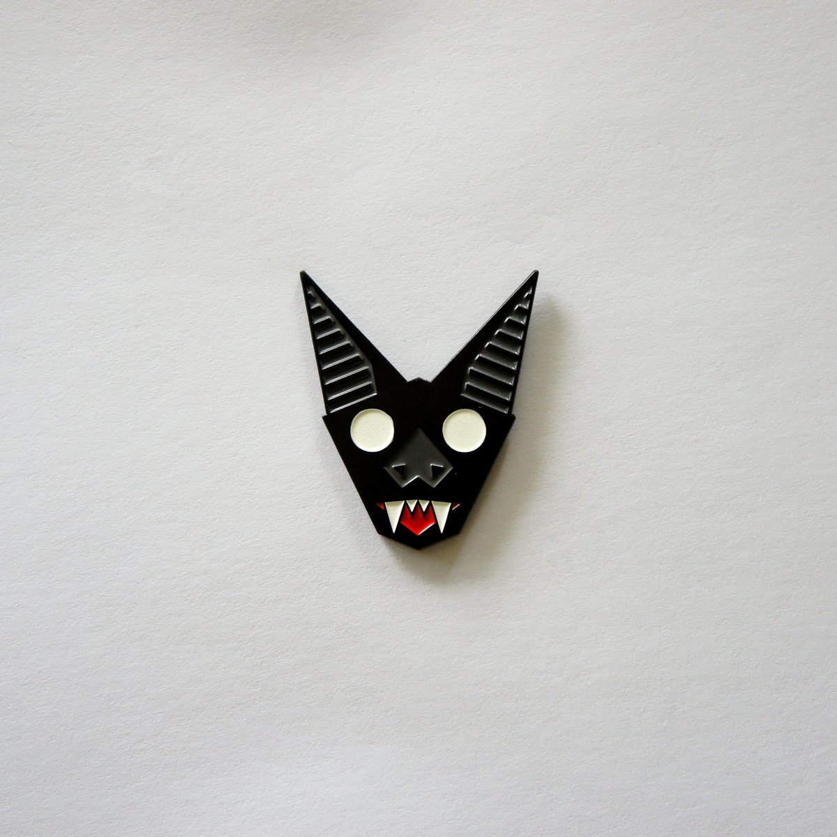 Black Bat Enamel Pin