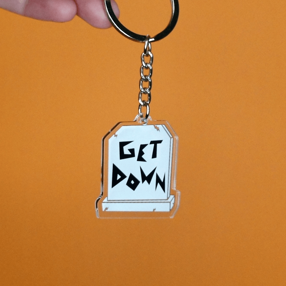 Get Down Acrylic Keychain