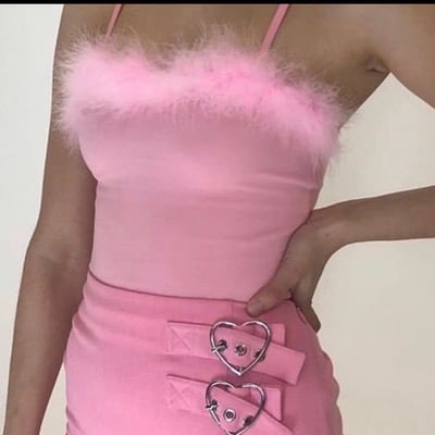 Image of 2 Fab Fur tank