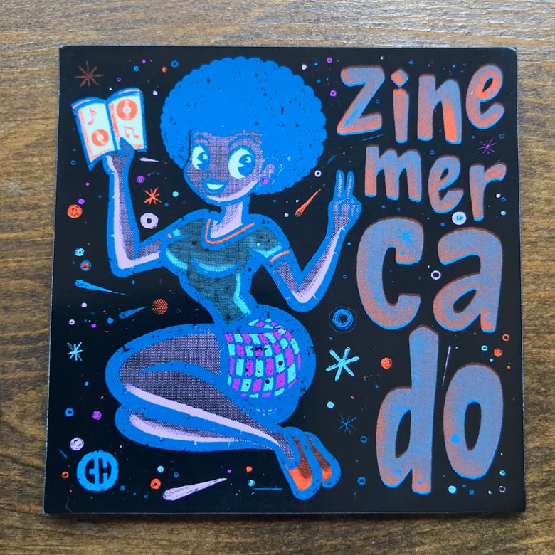 Image of ZINEmercado reading girl