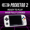 PocketGo 2 V2 Retro Handheld (3.5" Screen) with 64GB Fully Loaded Ready to Play