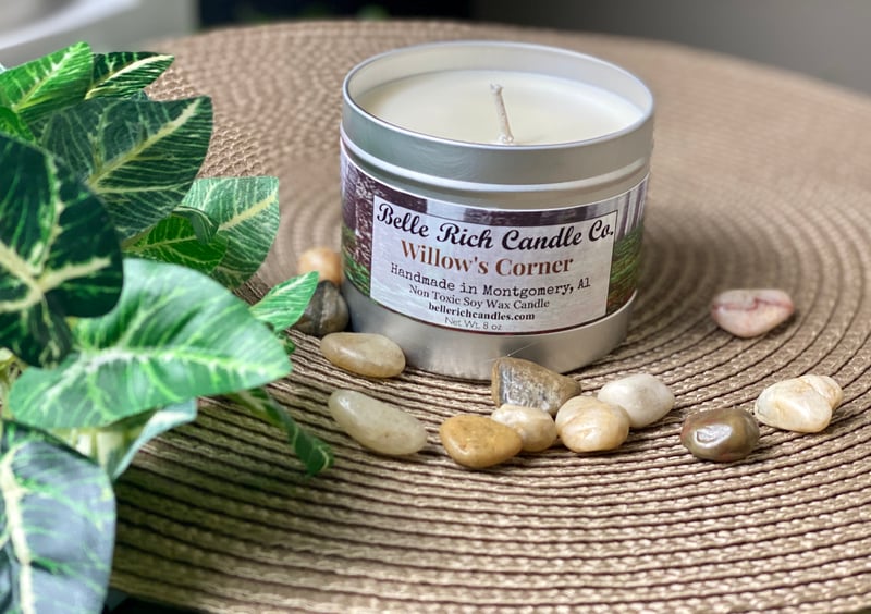 Willow's Corner 8 oz Candle Belle Rich Candle Co.