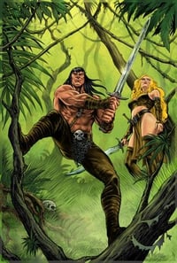 Image 1 of The Cimmerian: Red Nails #1 and #2 - Virgin Variant Set!