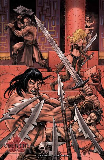 Image of The Cimmerian: Red Nails #1 and #2 - Virgin Variant Set!