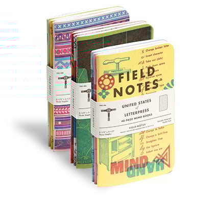 Field Notes #48 United States of Letterpress | Blount Objects