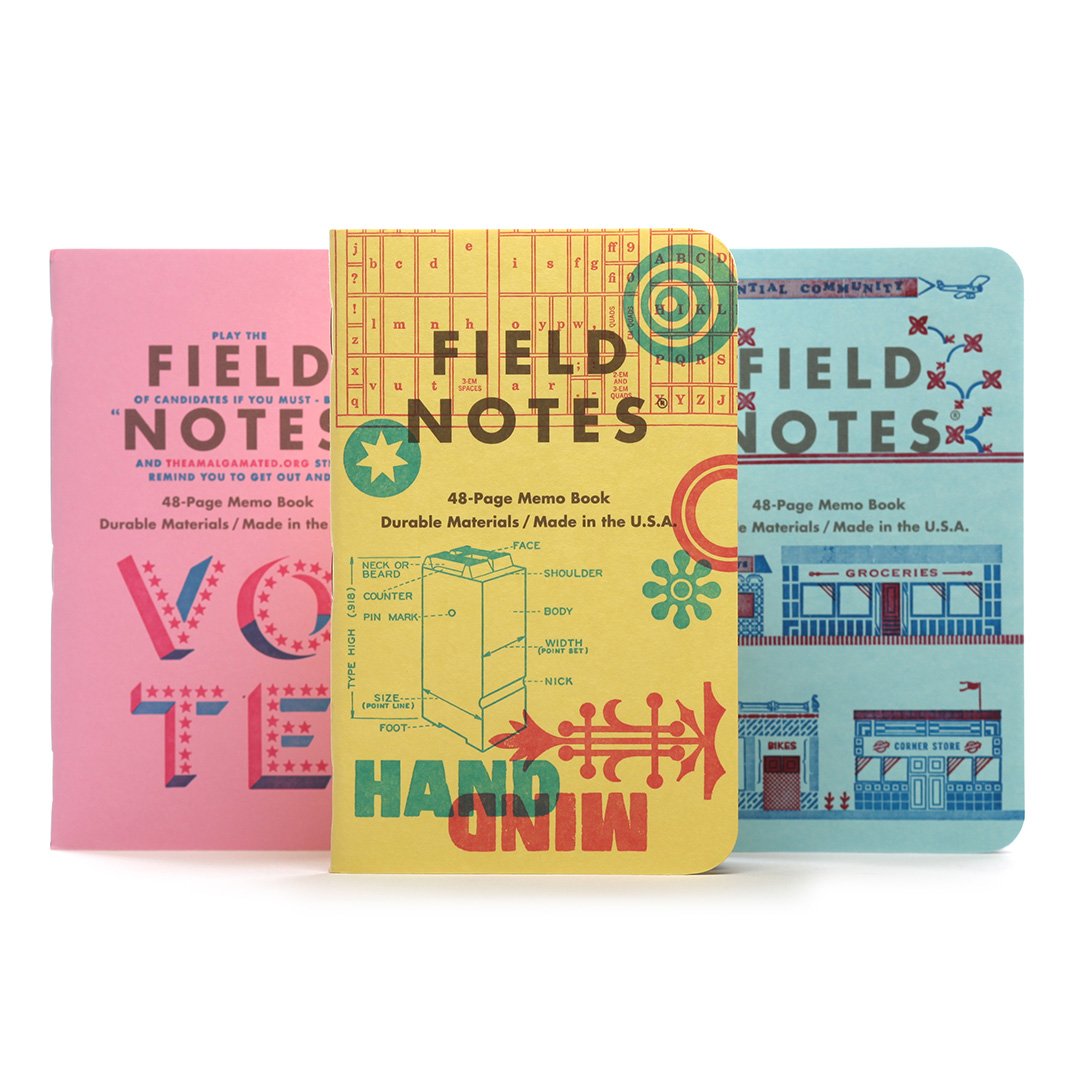 Field Notes #48 United States of Letterpress | Blount Objects